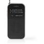 Nedis FM-Radio | Portable Model | FM | Black-White Scherm | Aluminium / Black