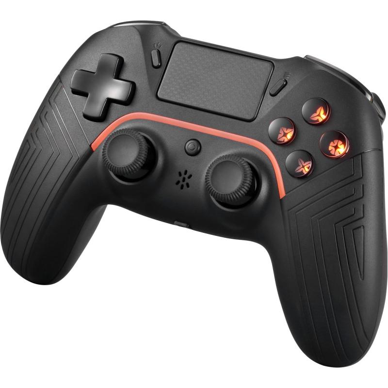 Deltaco Gaming PS4 Controller w/2 Macro Buttons-Bluetooth 4.2-For PS4/PC/Android