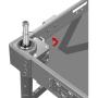 Shape Corner Baby Pin 5/8IN For Camera Cart