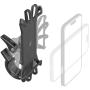 Hama GSM-Holder For E-Bike Snelle Mounting Silicone Rotatable Universal