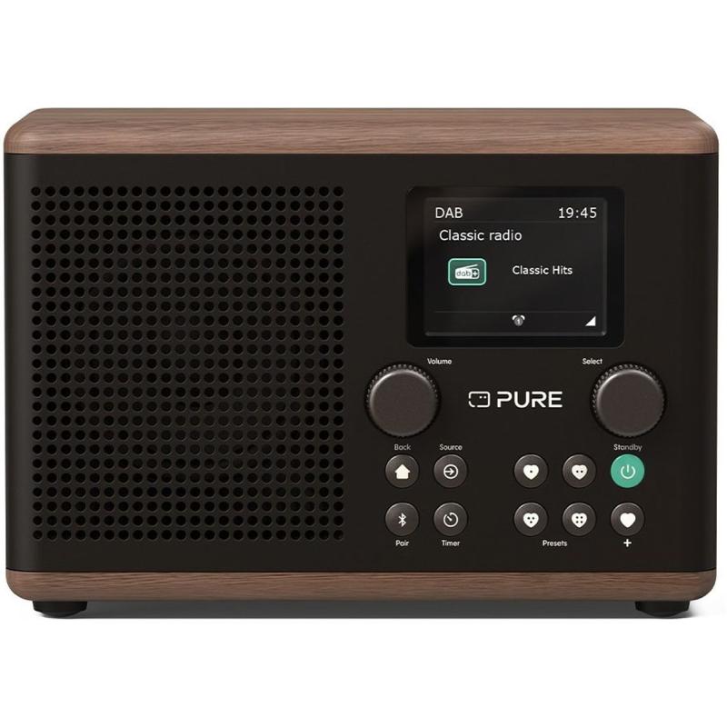 Pure Classic H4 Coffee Black/Walnut