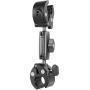Telesin Dual Crab Claw Clamp Mount - Aluminium