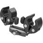 Telesin Dual Crab Claw Clamp Mount - Aluminium