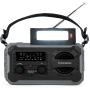 Thomson Emergency Hand Crank Radio w/ Solar - Grey