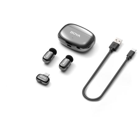 Boya Mini 2-02 (Grey) 1X RX USB-C + 2X TX