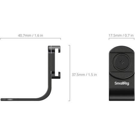 SmallRig 5825 Mount For Insta360 X4 / X5 w/ Cold Shoe Mount