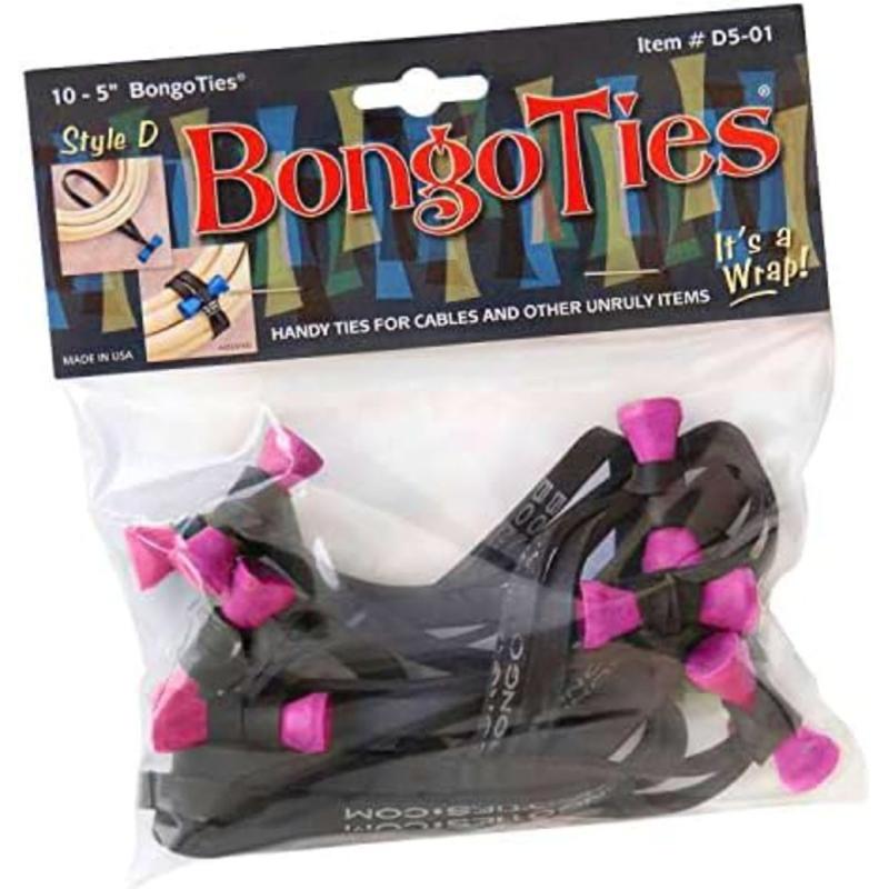 BongoTies Flamingo Pink Bongo Pin