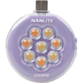 Nanlite Cookie LED Mini Light (Lavander)