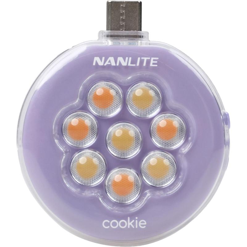 Nanlite Cookie LED Mini Light (Lavander)