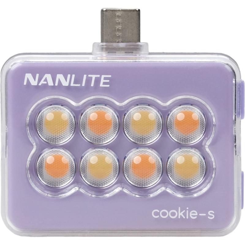 Nanlite Cookie-S LED Mini Light (Lavander)
