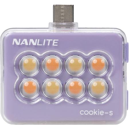 Nanlite Cookie-S LED Mini Light (Lavander)
