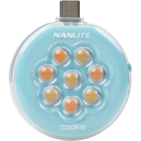 Nanlite Cookie LED Mini Light (Cyan Blue)