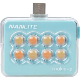 Nanlite Cookie-S LED Mini Light (Cyan Blue)