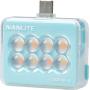 Nanlite Cookie-S LED Mini Light (Cyan Blue)