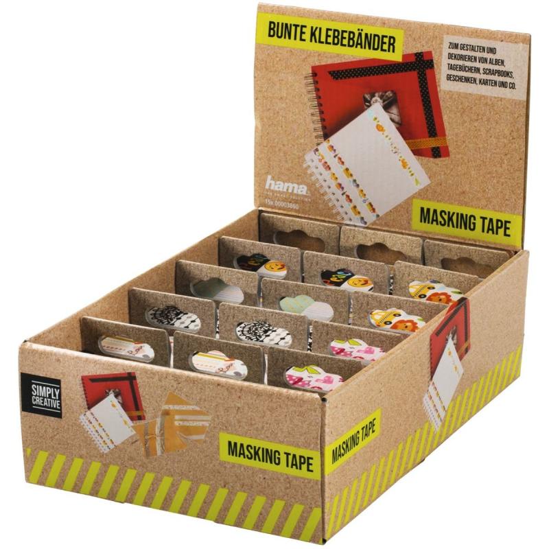 Hama Display Masking Tapes 1.5 X 500 cm Various Motifs In Sets Of 3