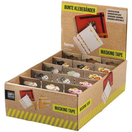 Hama Display Masking Tapes 1.5 X 500 cm Various Motifs In Sets Of 3