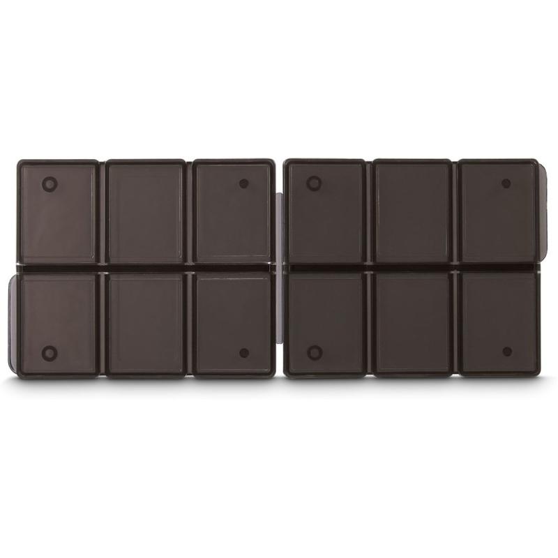 Hama Geheugenkaartbox For 12 SD-Kaarten Plat Black/Transparant