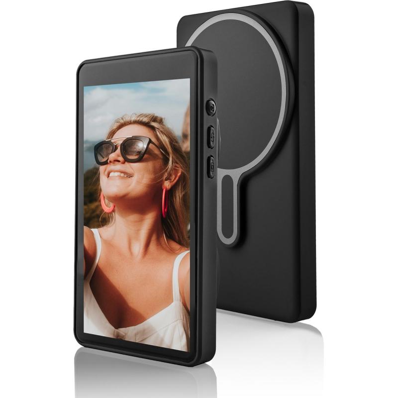 MOJOGEAR VS3 Selfie Vlog Monitor Wireless + Bedraad - Black