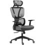Deltaco Gaming L33T Gaming Chair Fuzionx Ergo Chair In Mesh Fabric And Pu