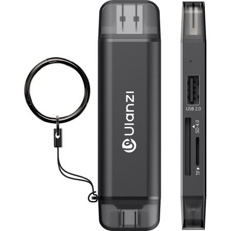 Ulanzi CR3 3-IN-1 Card Reader 4.0 w/ USB EN USB-C