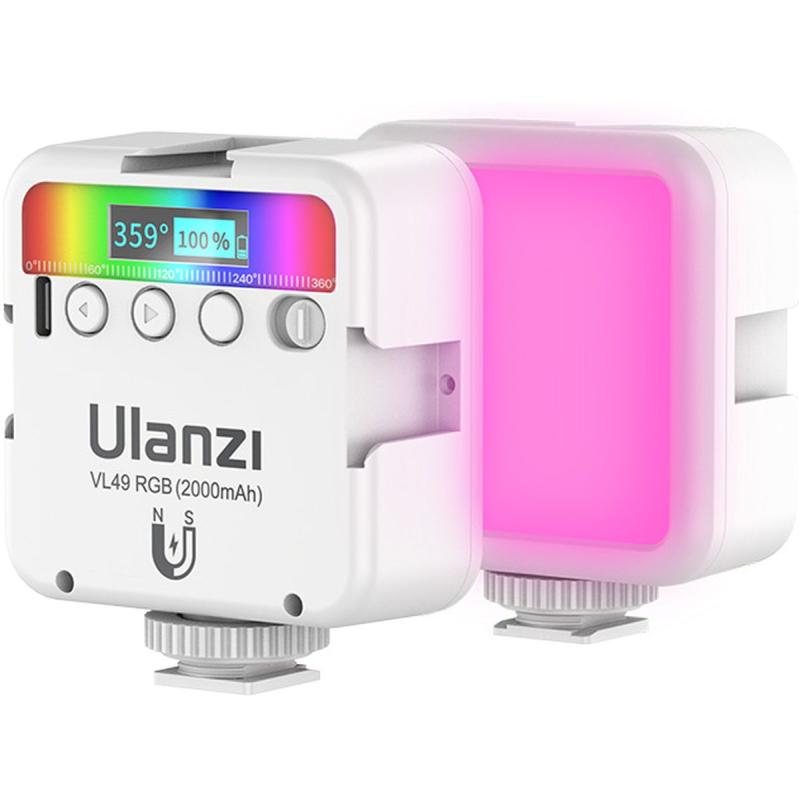 Ulanzi VL49 RGB Multi Colour LED-Video Light - White