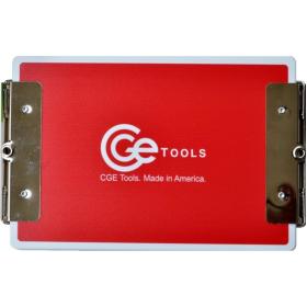 CGE Tools Red Double-Clip Clipboard-6 X 9