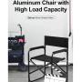 Selens Stainless Steel Director Chair