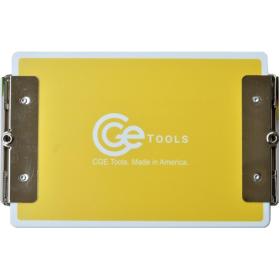 CGE Tools Yellow Double-Clip Clipboard-6 X 9