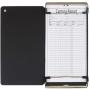 CGE Tools Slim Clipboard Folder Tagboard-Black Acrylic 4.5 X 9 Folder W/Velcro