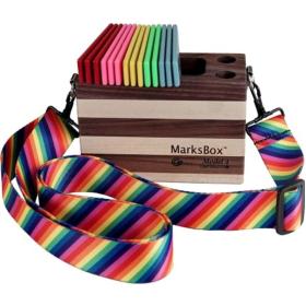 CGE Tools Marksbox-Model 4 Maple/Walnut Box w/ 4 Magnets