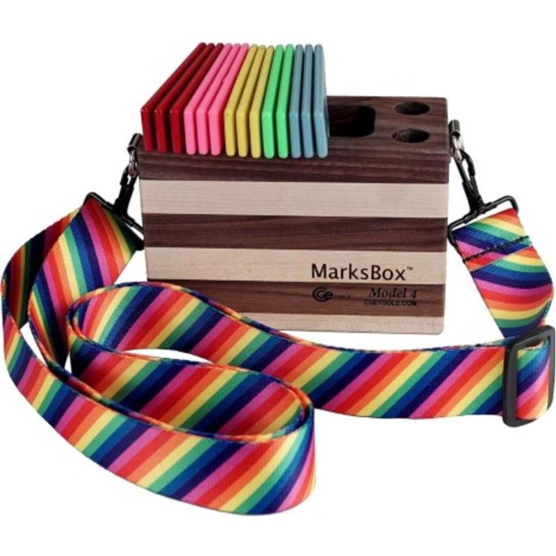 CGE Tools Marksbox-Model 4 Maple/Walnut Box w/ 4 Magnets