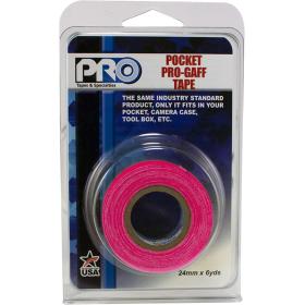Pro Tapes Pro Gaff 24mm X 5.4m Pro Pocket Fluorescent Pink