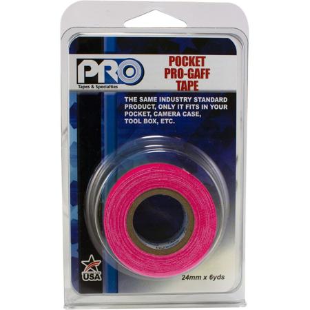 Pro Tapes Pro Gaff 24mm X 5.4m Pro Pocket Fluorescent Pink
