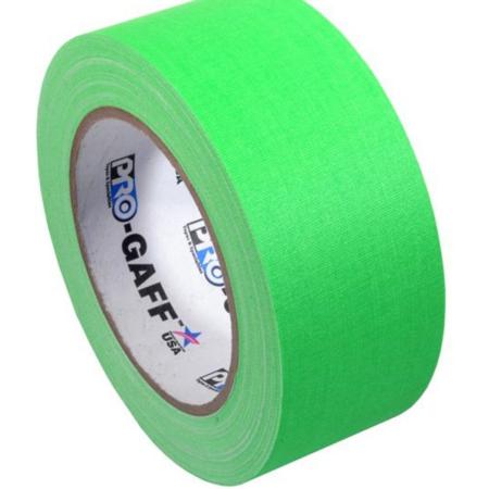 Pro Tapes Pro Gaff 48mm X 22.8m Cloth Tape Fluorescent Green