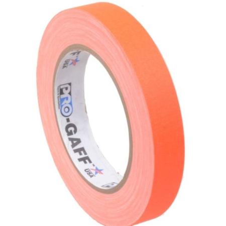Pro Tapes Pro Gaff 19mm X 22.8m Cloth Tape Fluorescent Orange