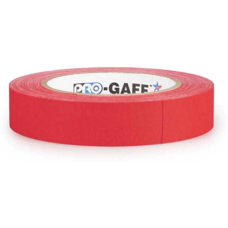 Pro Tapes Pro Gaff 19mm X 22.8m Cloth Tape Matte Red