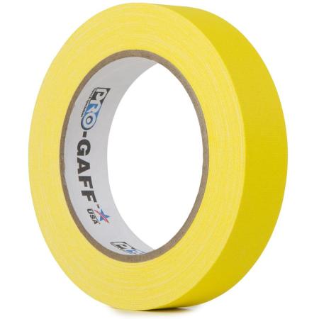 Pro Tapes Pro Gaff 24mm X 22.8m Cloth Tape Yellow