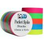 Pro Tapes Pro Pocket Spike 12mm X 5.4m Cloth Tape 5 Fluorescent Colours