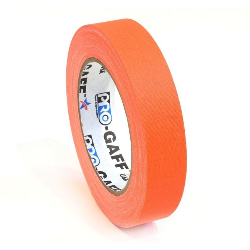 Pro Tapes Pro Gaff 24mm X 22.8m Cloth Tape Fluorescent Orange