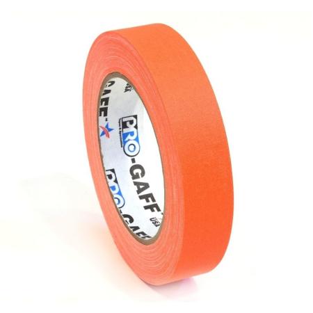 Pro Tapes Pro Gaff 24mm X 22.8m Cloth Tape Fluorescent Orange