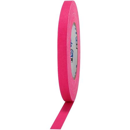 Pro Tapes Pro Spike 12mm X 41m Cloth Tape Fluorescent Pink