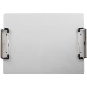 CGE Tools White Acrylic Letter Size Double-Clip Clipboard 9 X 12