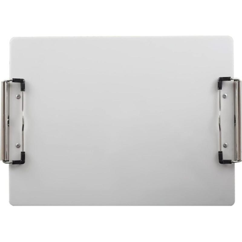 CGE Tools White Acrylic Letter Size Double-Clip Clipboard 9 X 12