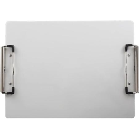 CGE Tools White Acrylic Letter Size Double-Clip Clipboard 9 X 12
