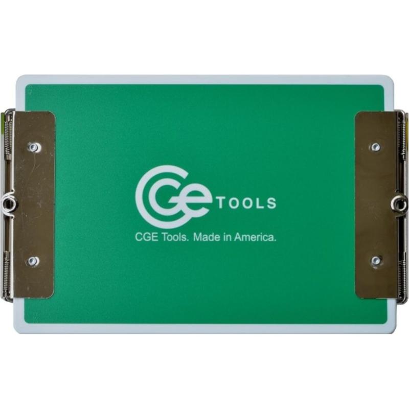 CGE Tools Green Double-Clip Clipboard-6 X 9