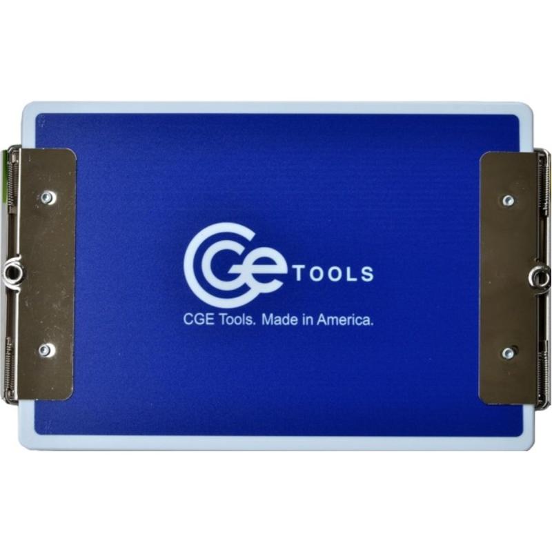 CGE Tools Blue Double-Clip Clipboard-6 X 9