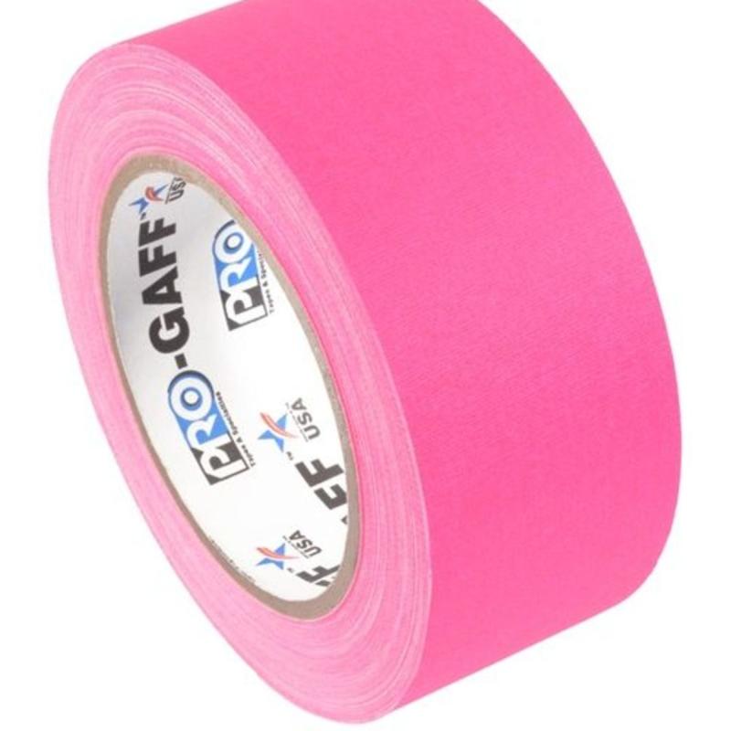 Pro Tapes Pro Gaff 48mm X 22.8m Cloth Tape Fluorescent Pink