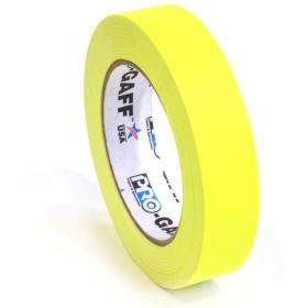 Pro Tapes Pro Gaff 24mm X 22.8m Cloth Tape Fluorescent Yellow
