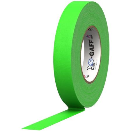 Pro Tapes Pro Gaff 24mm X 45m Cloth Tape Fluorescent Green