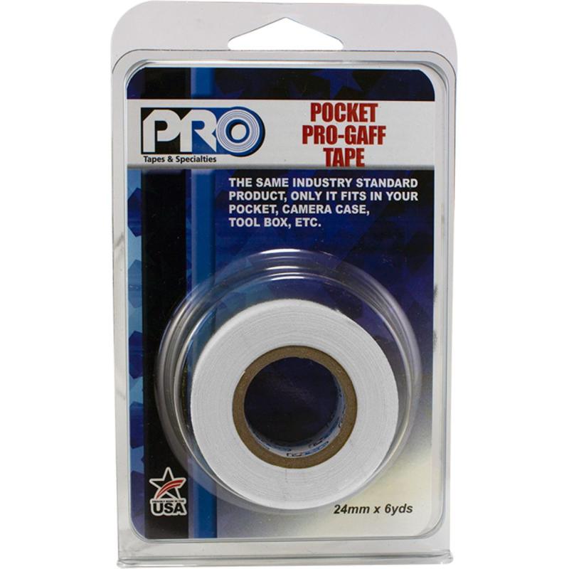 Pro Tapes Pro Gaff 24mm X 5.4m Pro Pocket White